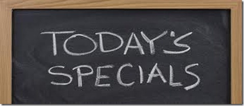 daily specials chalkboard